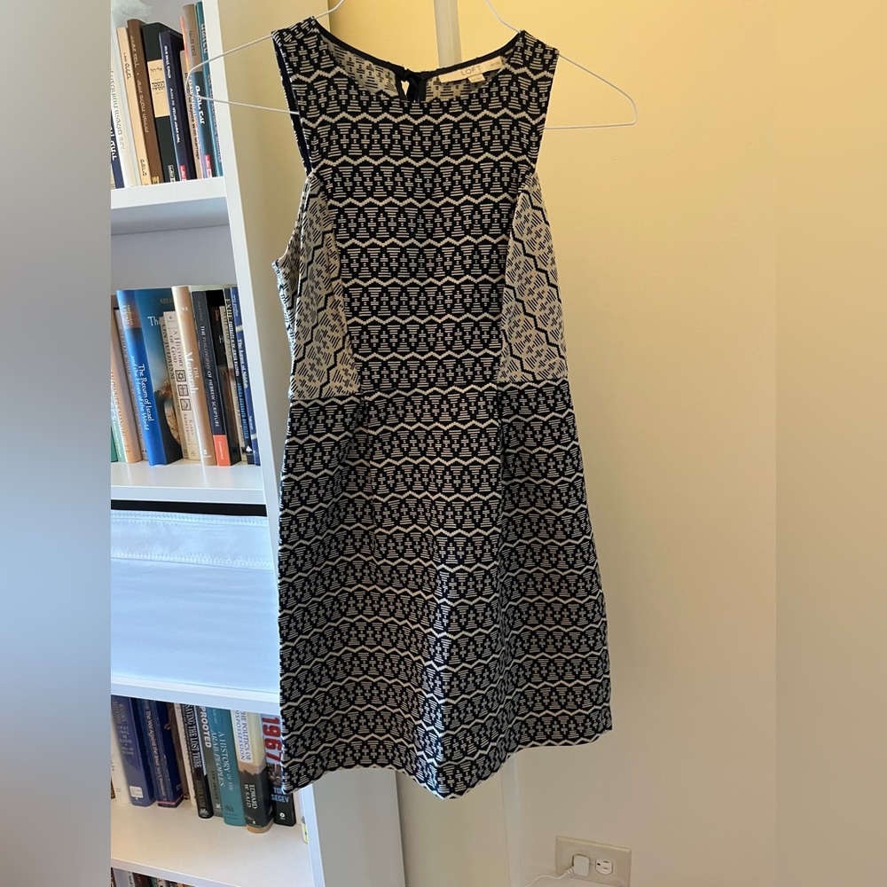 Loft woven mini sleeveless